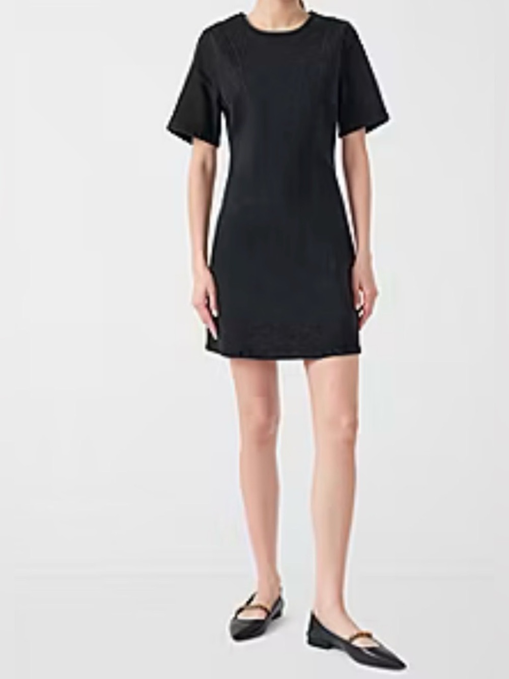 RM Rebecca Minkoff Womens Short Sleeve Shift Dress Black Wash - Picture 3 of 7
